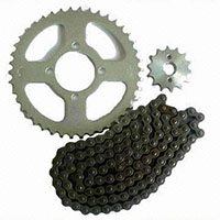 MOTORCYCLE CHAIN SPROCKET CG125,CG150,TITAN2000-heat treated,zinc plated,high quality,K-COMFORT offer high quality motorcycle chain sprocket,if you are interested,pls contact us