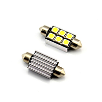 211 LED Festoon Dome Bulbs 6 5050SMD 41mm Built-in Can-bus